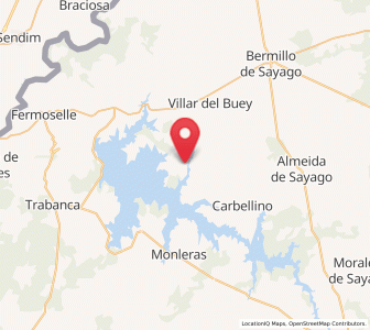 Map of Salce, Castille and León
