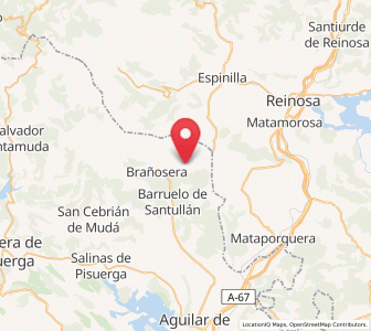 Map of Salcedillo, Castille and León