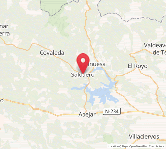 Map of Salduero, Castille and León
