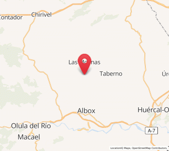 Map of Saliente Bajo, Andalusia