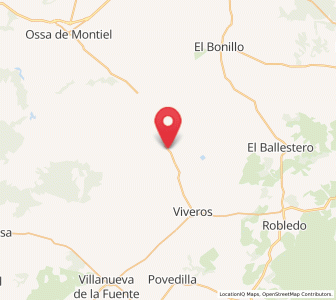 Map of Salinas de Pinilla, Castille-La Mancha