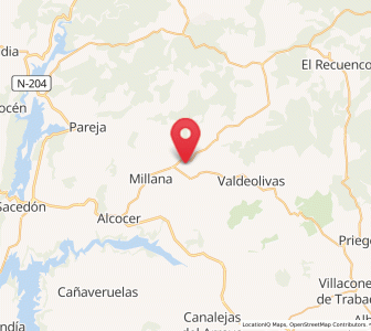 Map of Salmeroncillos de Arriba, Castille-La Mancha