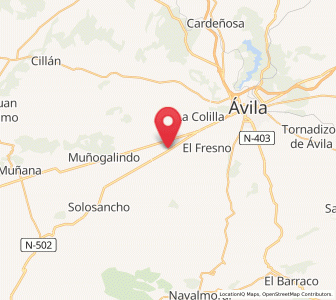Map of Salobral, Castille and León