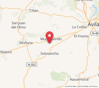 Map of Salobralejo, Castille and León