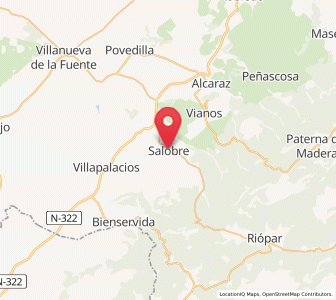 Map of Salobre, Castille-La Mancha
