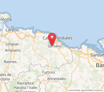 Map of Sámano, Cantabria