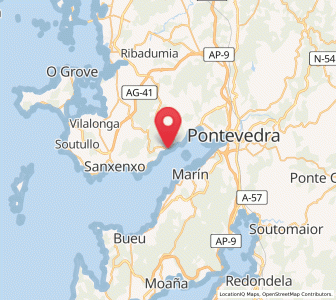 Map of Samieira, Galicia