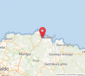 Map of San Andres, Basque Country