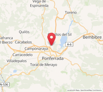 Map of San Andrés de Montejos, Castille and León