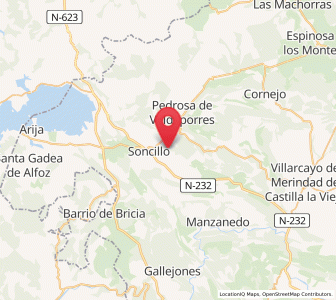 Map of San Cibrían, Castille and León