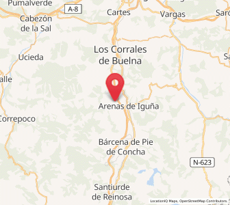 Map of San Cristóbal, Cantabria