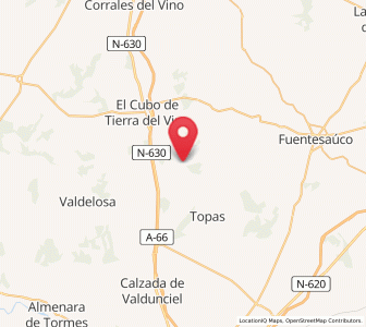 Map of San Critóbal del Monte, Castille and León