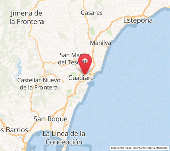 Map of San Enrique de Guadiaro, Andalusia