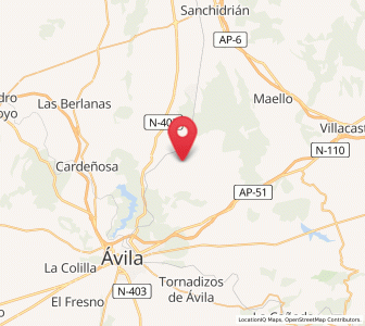 Map of San Esteban de los Patos, Castille and León