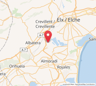 Map of San Felipe de Neri, Valencia