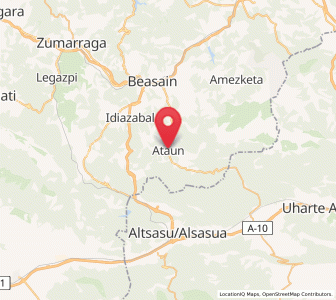 Map of San Gregorio, Basque Country