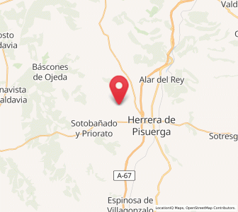 Map of San Jorde, Castille and León