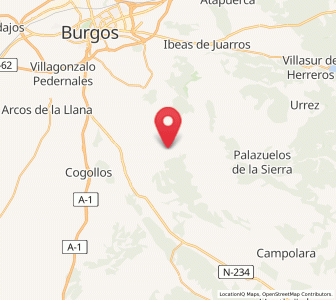 Map of San Juan, Castille and León