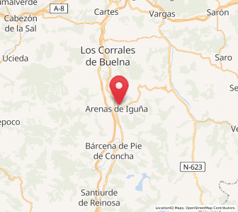 Map of San Juan de Raicedo, Cantabria