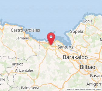 Map of San Julián de Muskiz, Basque Country
