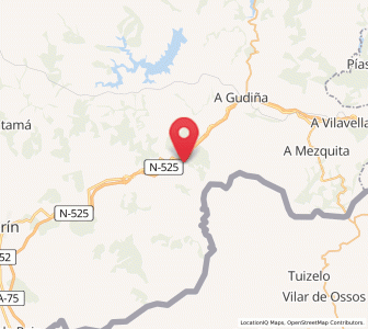 Map of San Lorenzo, Galicia