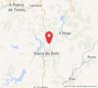 Map of San Mamed, Galicia