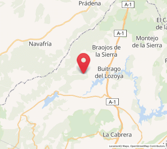 Map of San Mamés, Madrid