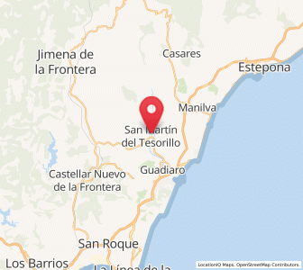 Map of San Martín, Andalusia