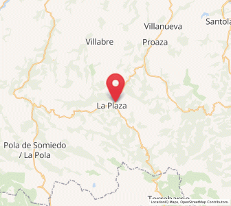 Map of San Martín, Asturias