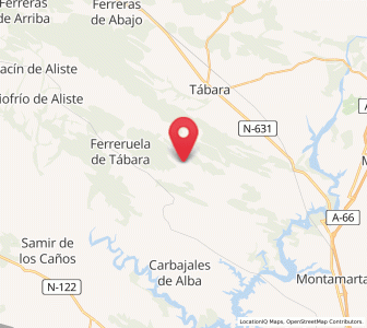 Map of San Martín de Tábara, Castille and León