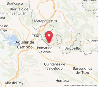 Map of San Martín de Valdelomar, Cantabria