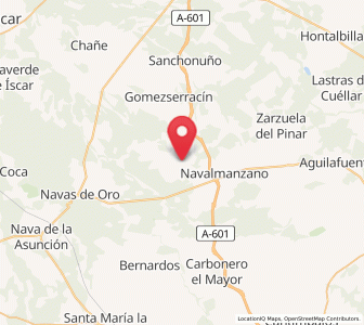 Map of San Martín, Castille and León
