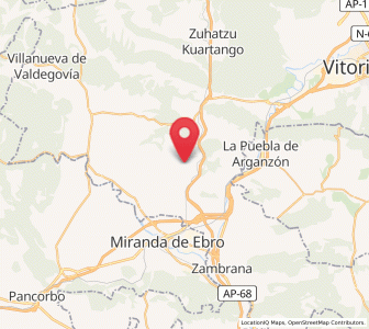 Map of San Miguel, Basque Country