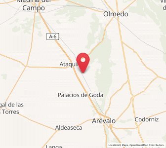 Map of San Pablo de la Moraleja, Castille and León
