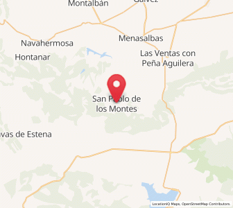 Map of San Pablo, Castille-La Mancha