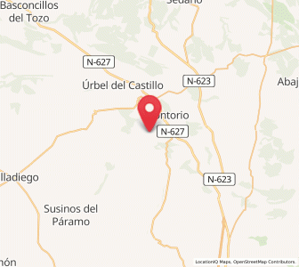 Map of San Pantaleón del Páramo, Castille and León