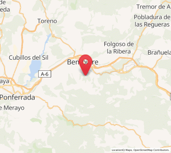 Map of San Pedro Castañero, Castille and León