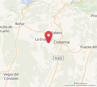 Map of San Pedro de Foncollada, Castille and León
