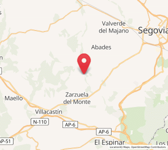 Map of San Pedro de las Dueñas, Castille and León