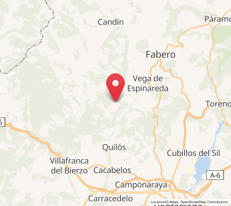 Map of San Pedro de Olleros, Castille and León