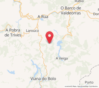 Map of San Pedro dos Nabos, Galicia