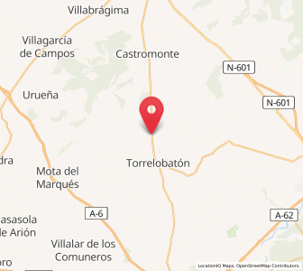 Map of San Pelayo, Castille and León