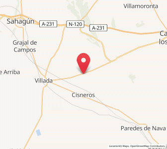 Map of San Román de la Cuba, Castille and León
