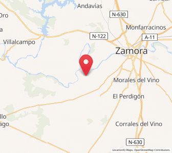 Map of San Román de los Infantes, Castille and León