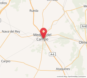 Map of San Roque, Castille and León