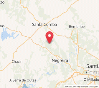 Map of San Salvador, Galicia