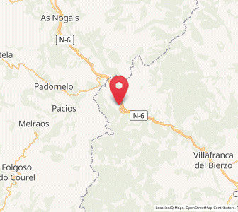 Map of San Tirso, Castille and León