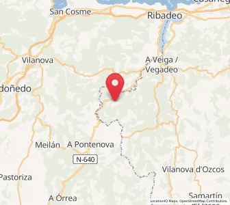 Map of San Tirso de Abres, Asturias