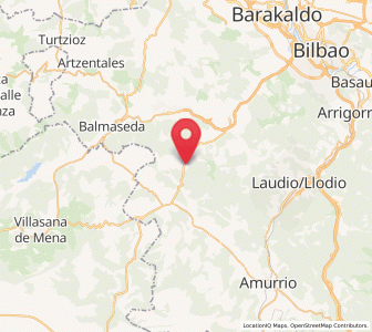 Map of San Vicente, Basque Country