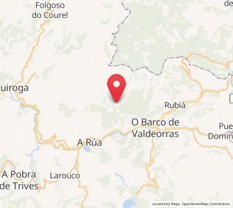 Map of San Vicente de Leira, Galicia